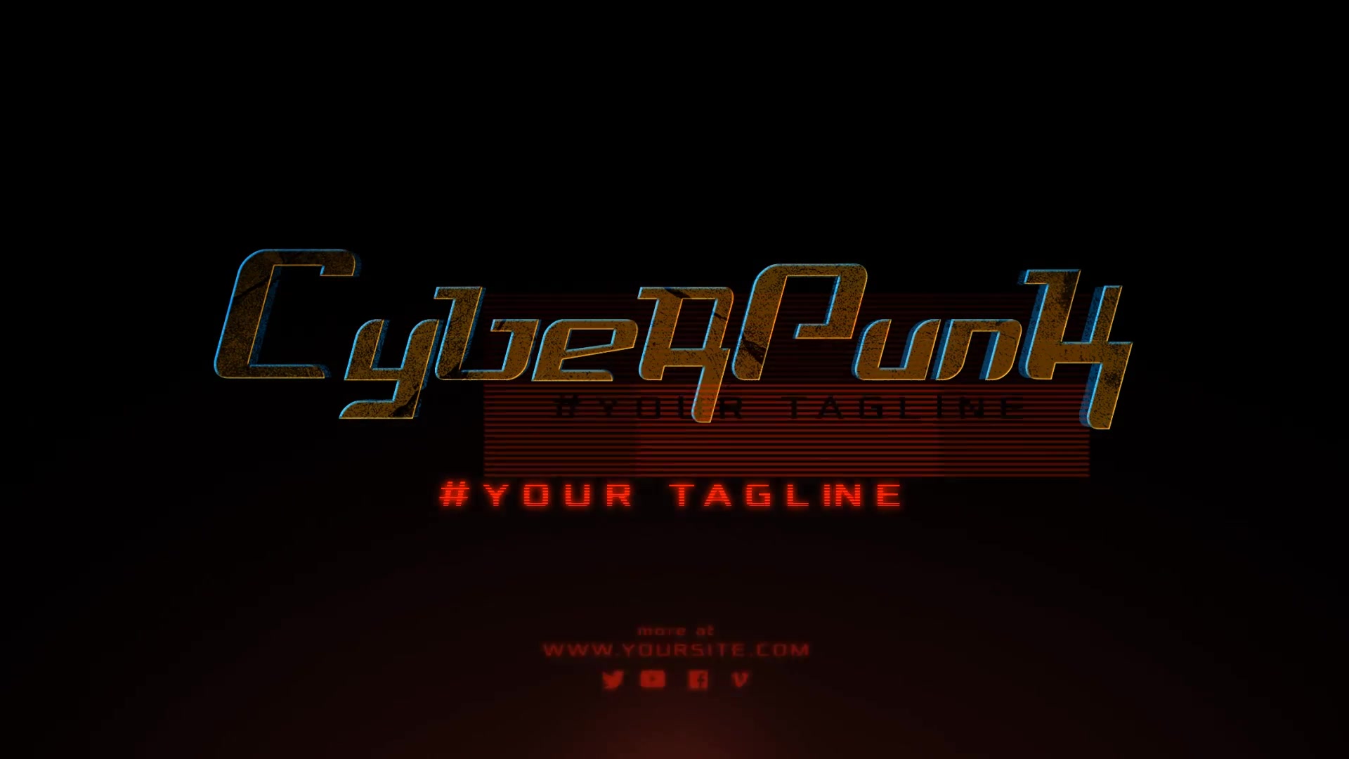 Cyberpunk Glitch Logo Videohive 22306862 After Effects Image 5
