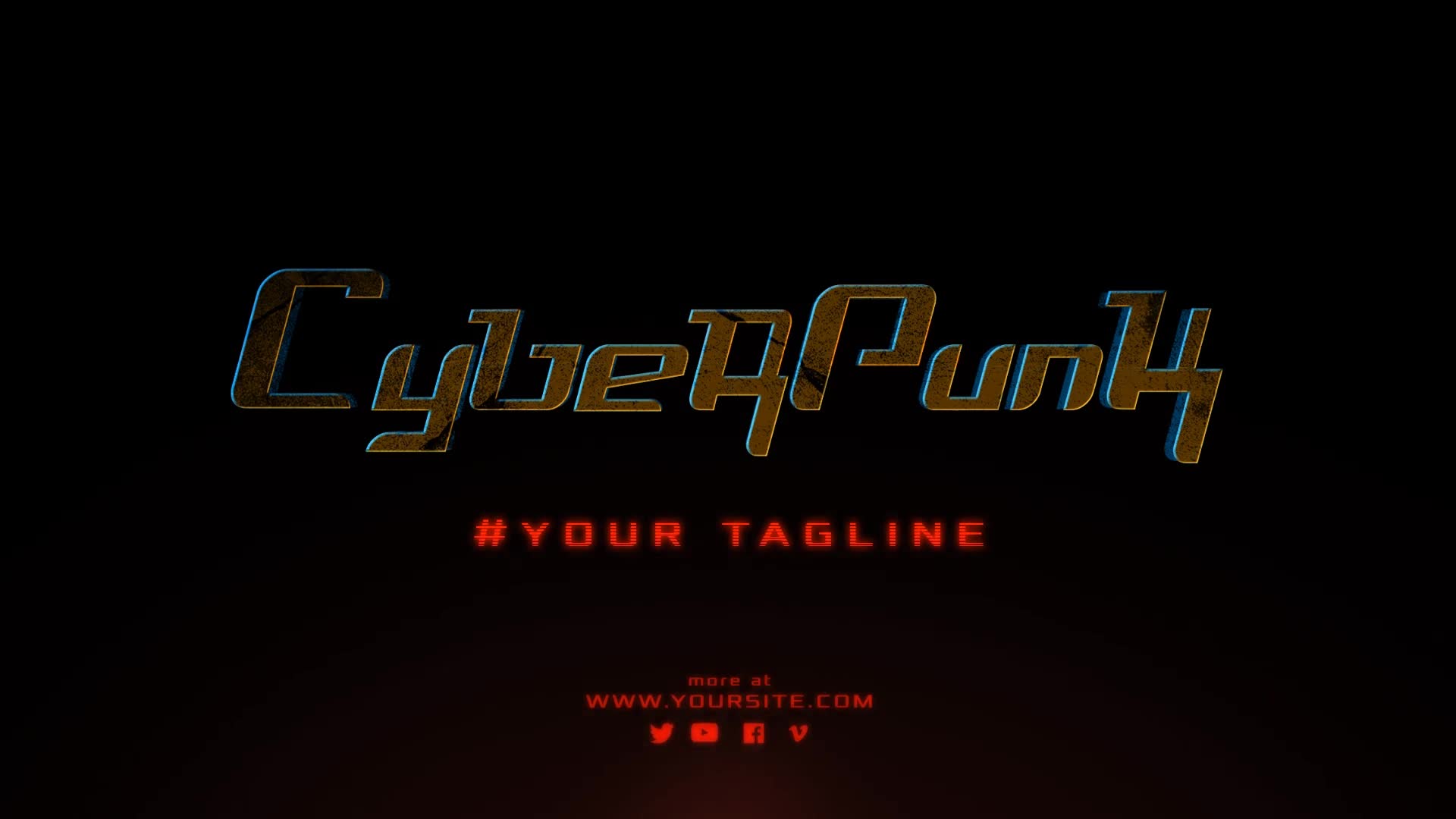 Cyberpunk Glitch Logo Videohive 22306862 After Effects Image 6