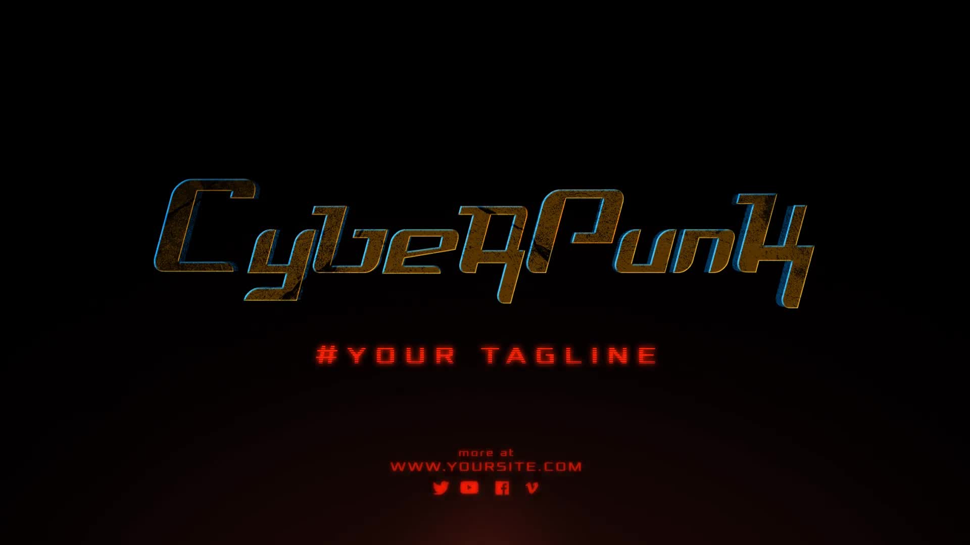Cyberpunk Glitch Logo Videohive 22306862 After Effects Image 7