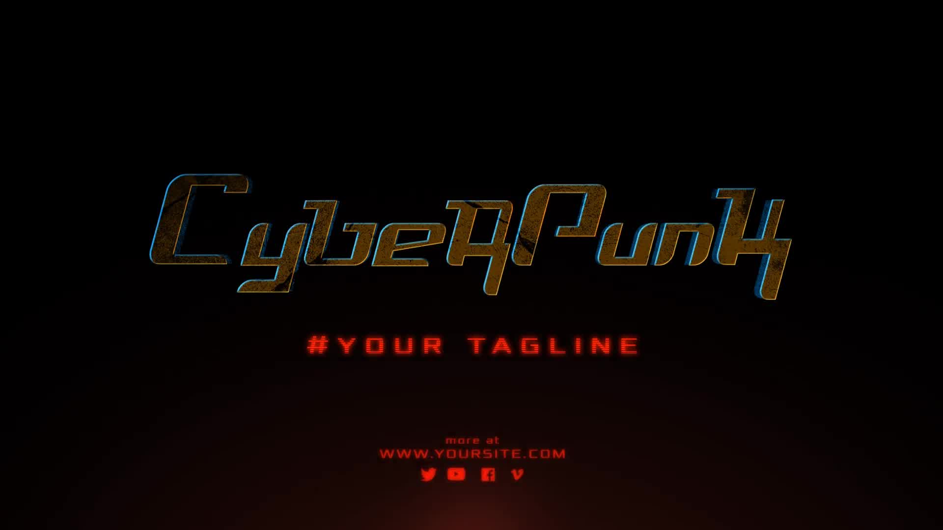 Cyberpunk Glitch Logo Videohive 22306862 After Effects Image 8