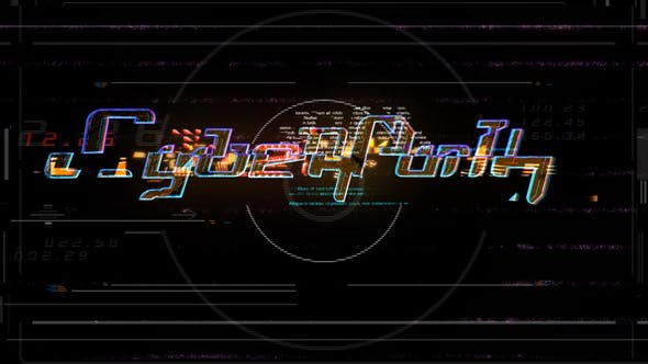 Cyberpunk Glitch Logo - Videohive Download 22306862