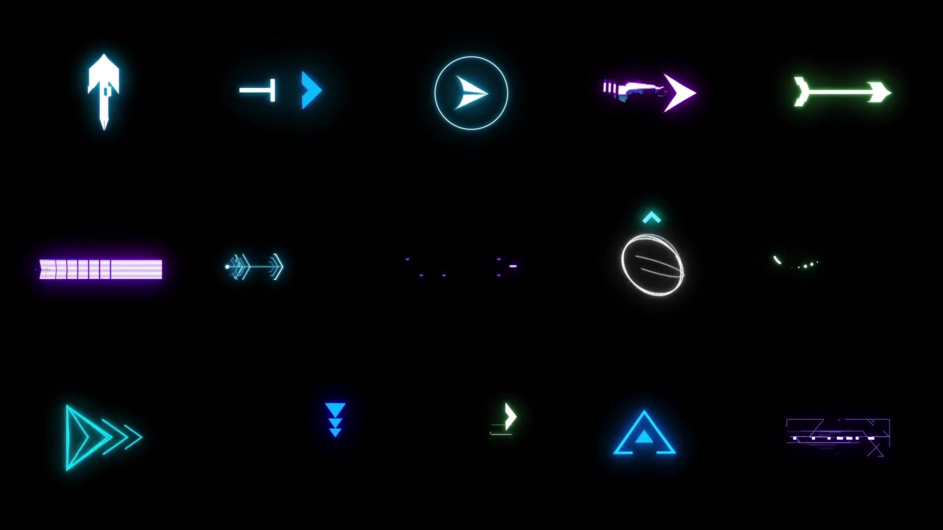 Cyberpunk hud elements for after effects free download