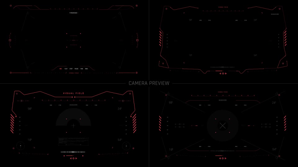 Cyberpunk HUD UI 500+ Videohive 31040533 After Effects Image 8