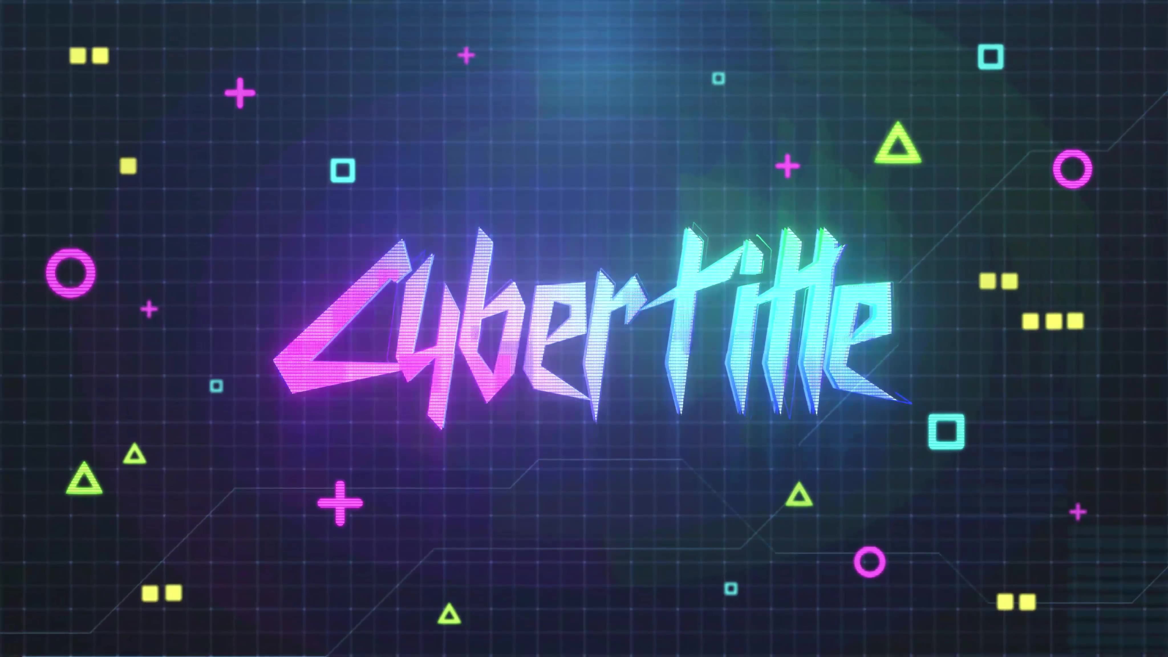 Cyberpunk logo animation фото 98