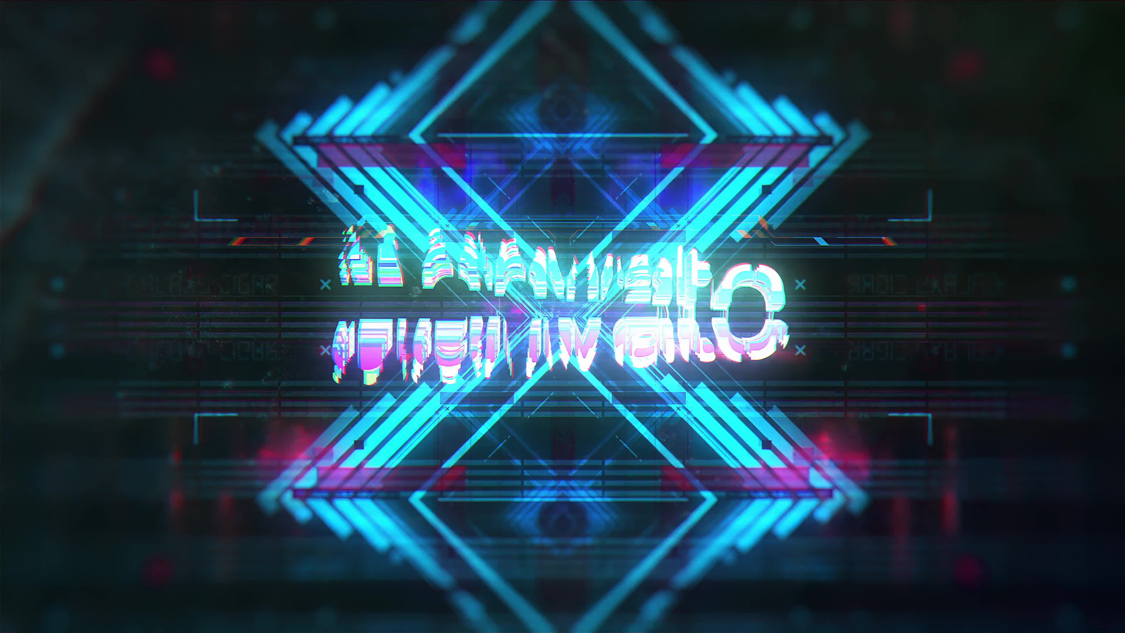 Cyberpunk Logo Animation Videohive 40568975 After Effects Image 5