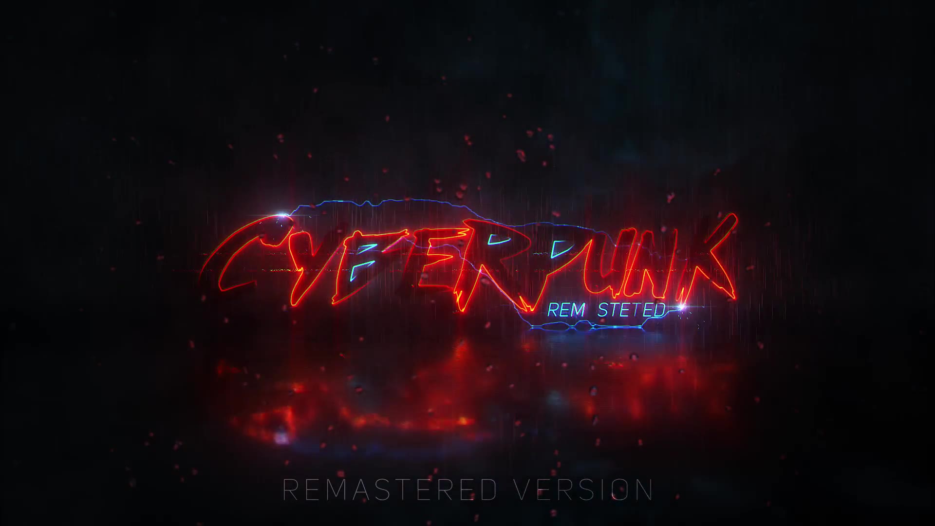 Cyberpunk logo animation фото 5