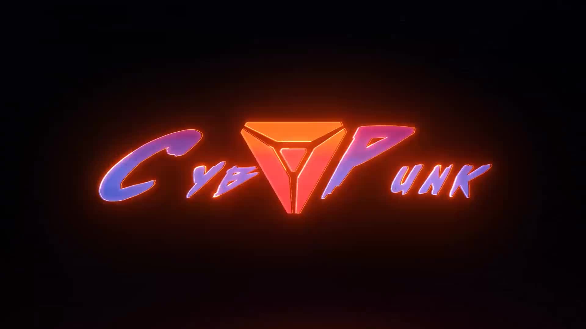 Cyberpunk Logo Videohive 22832135 After Effects Image 2