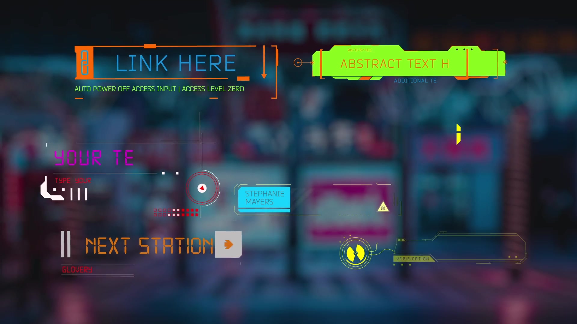 Cyberpunk Lower Thirds Videohive 38335201 After Effects Image 6