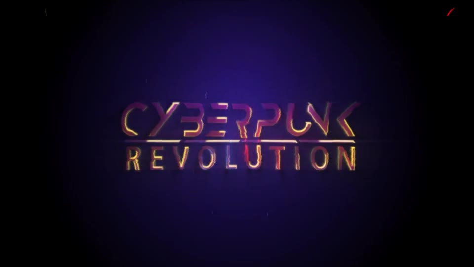 Cyberpunk Neon Glitch Logo Intro Videohive 24281716 After Effects Image 2