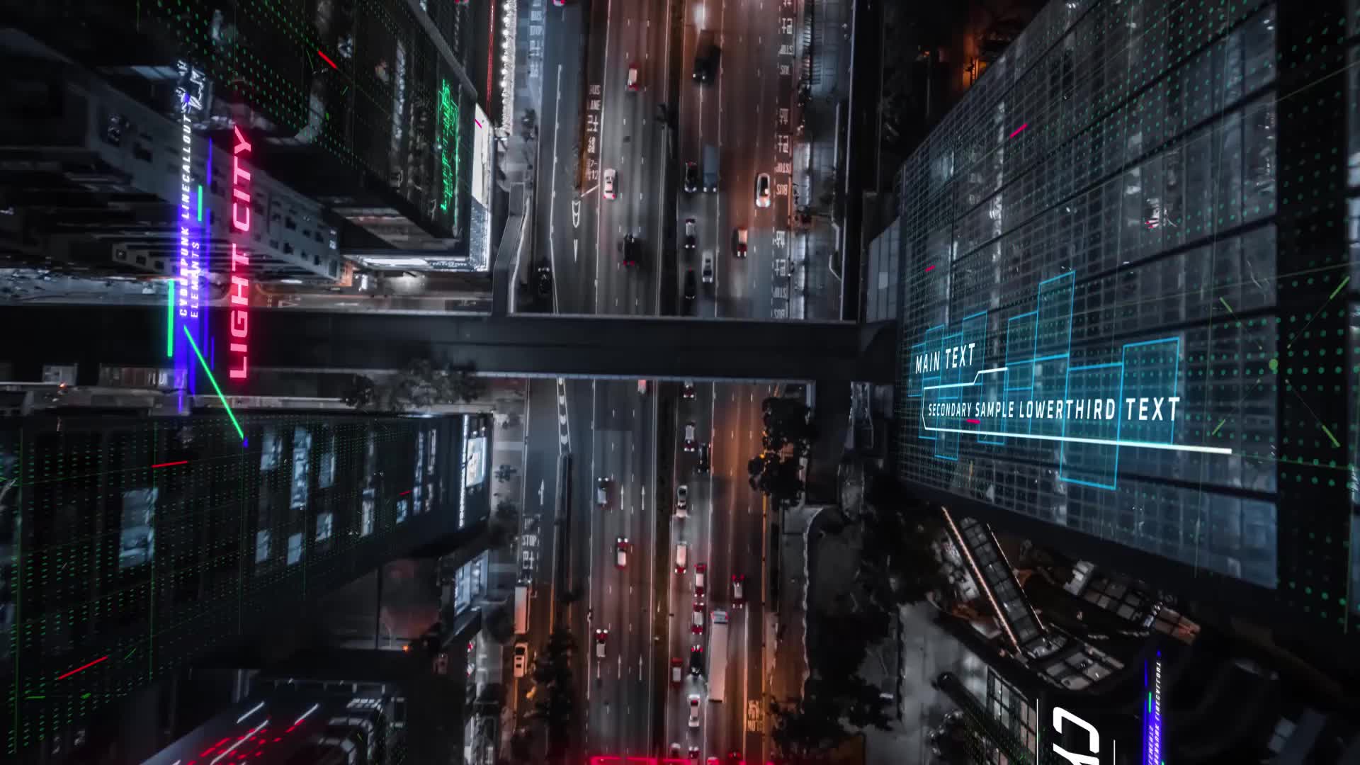 Cyberpunk Titles Lowerthirds and Backgrounds Videohive 29740488 After Effects Image 1