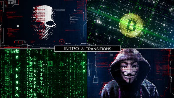 Cyberspace Intro and Digital Transitions - Videohive 36661920 Download