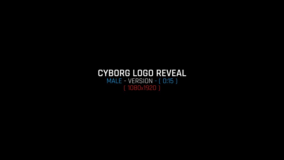 Cyborg Logo Reveal Videohive 38067928 After Effects Image 5