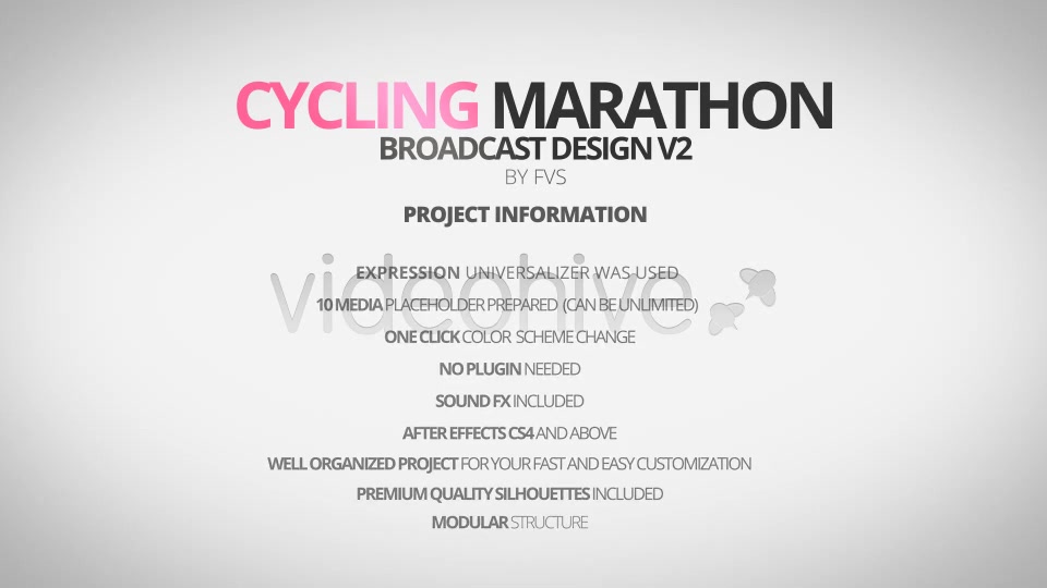 Cycling Marathon Broadcast Design Videohive 8086545 After Effects Image 13