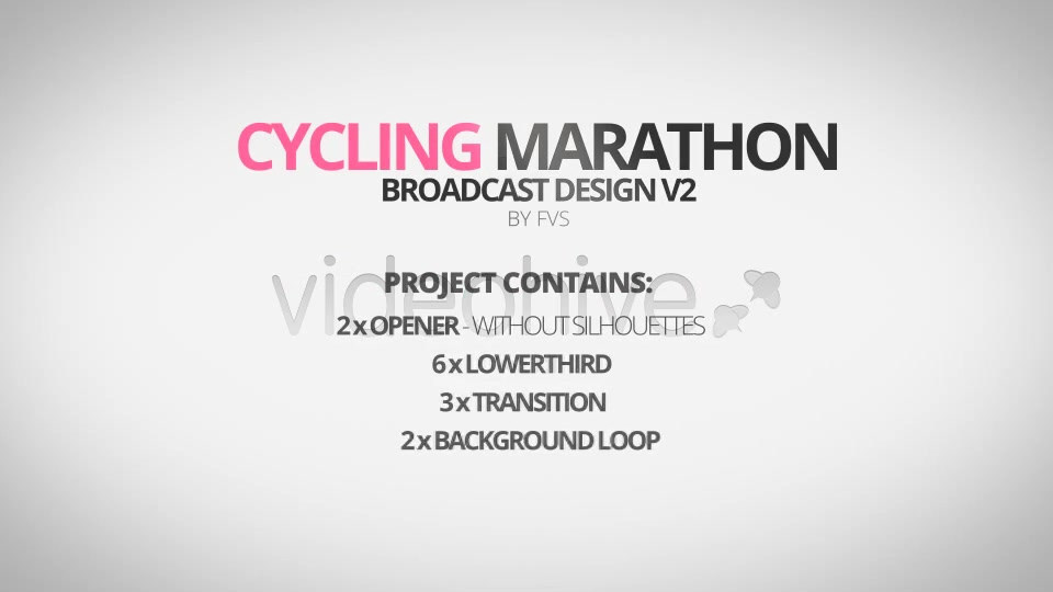 Cycling Marathon Broadcast Design Videohive 8086545 After Effects Image 8