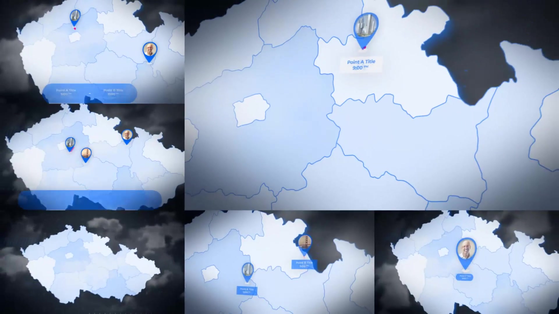 Czech Republic Map Czechia Map Kit Videohive 26876634 After Effects Image 8