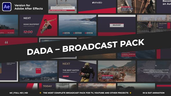 DADA Broadcast Pack - 29003092 Videohive Download