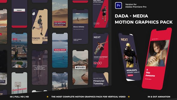 DADA Media Motion Graphics Pack | Premiere Pro - 37638226 Download Videohive