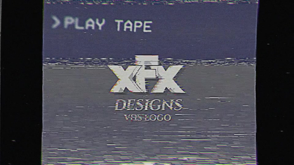 Damaged VHS Tape Logo Intro Videohive 31404464 After Effects Image 5