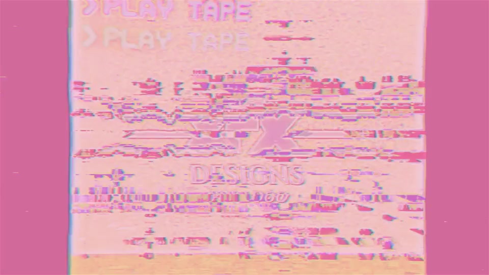 Damaged VHS Tape Logo Intro Videohive 31404464 After Effects Image 6