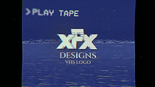Damaged VHS Tape Logo Intro - 31404464 Download Videohive