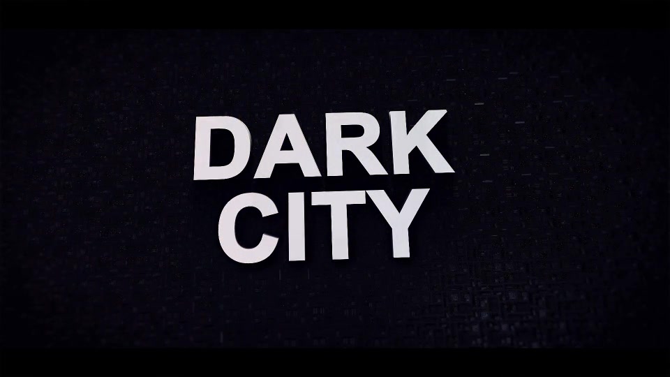 Dark City Logo Intro Videohive 21223646 After Effects Image 12