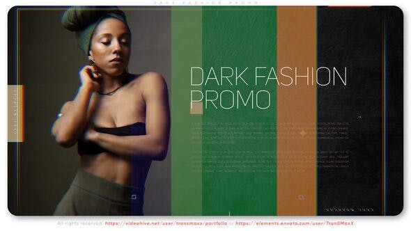 Dark Fashion Promo - 39028529 Videohive Download