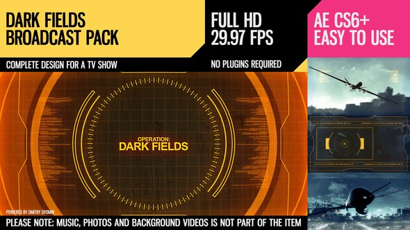 Dark Fields (Broadcast Pack) - Download Videohive 8783507