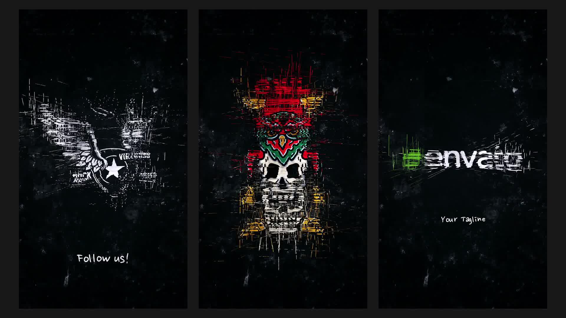 Dark Glitch Grunge Logo Reveal | Premiere Pro Videohive 36834905 Premiere Pro Image 9