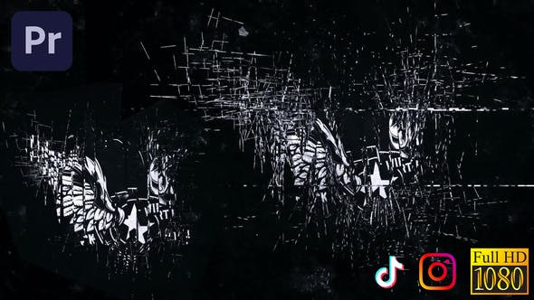 Dark Glitch Grunge Logo Reveal | Premiere Pro - 36834905 Download Videohive
