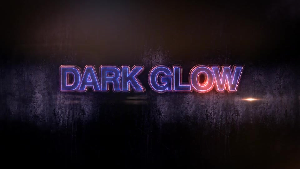 Dark Glow Logo Reveal - Download Videohive 6387769