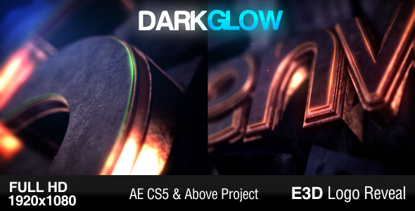 Dark Glow Logo Reveal - Download Videohive 6387769