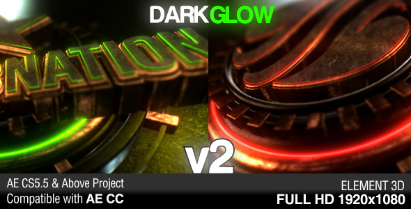Dark Glow Logo Reveal v2 - Download Videohive 7048219
