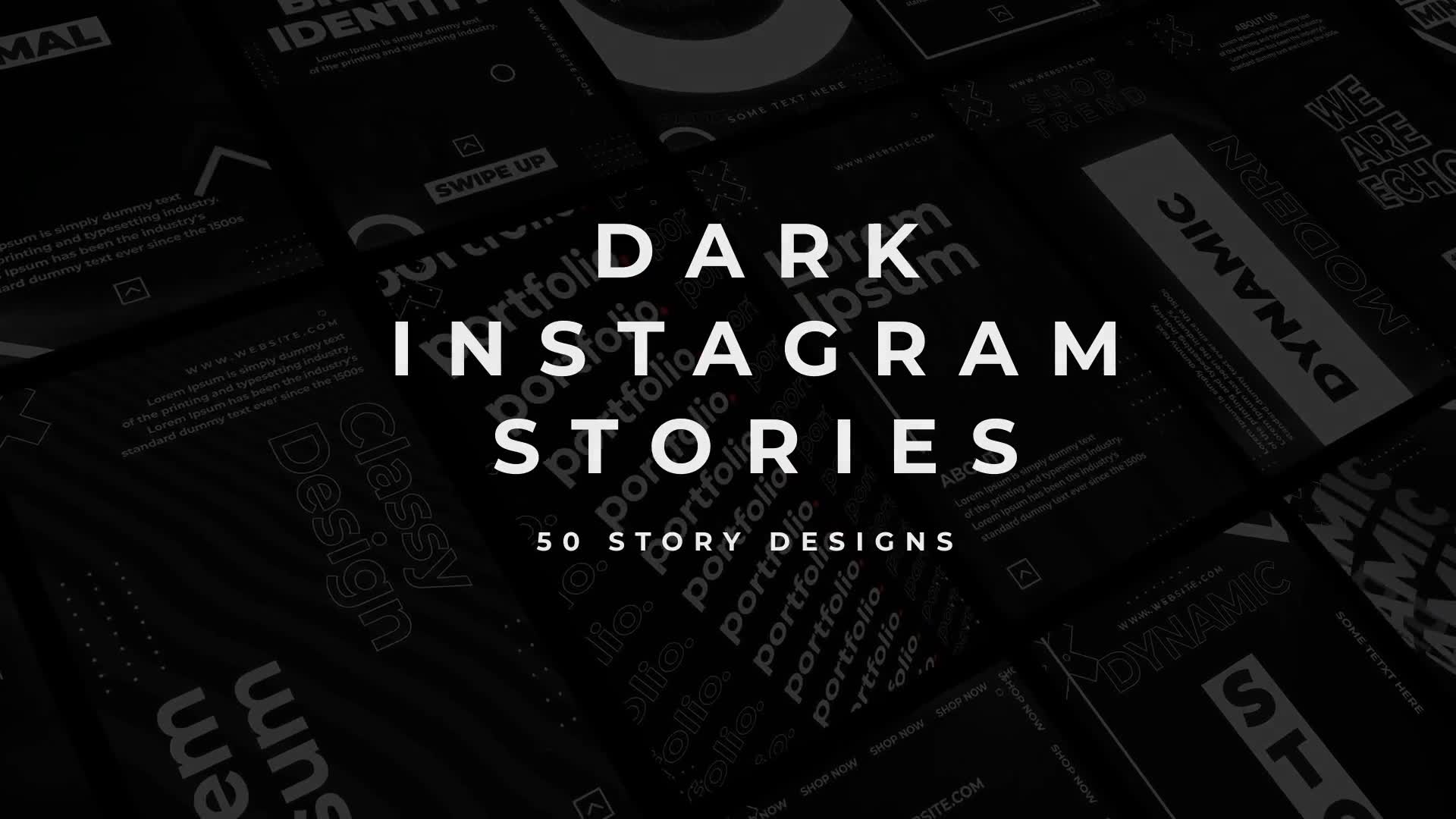 Dark Instagram Stories Videohive 31934945 Apple Motion Image 13