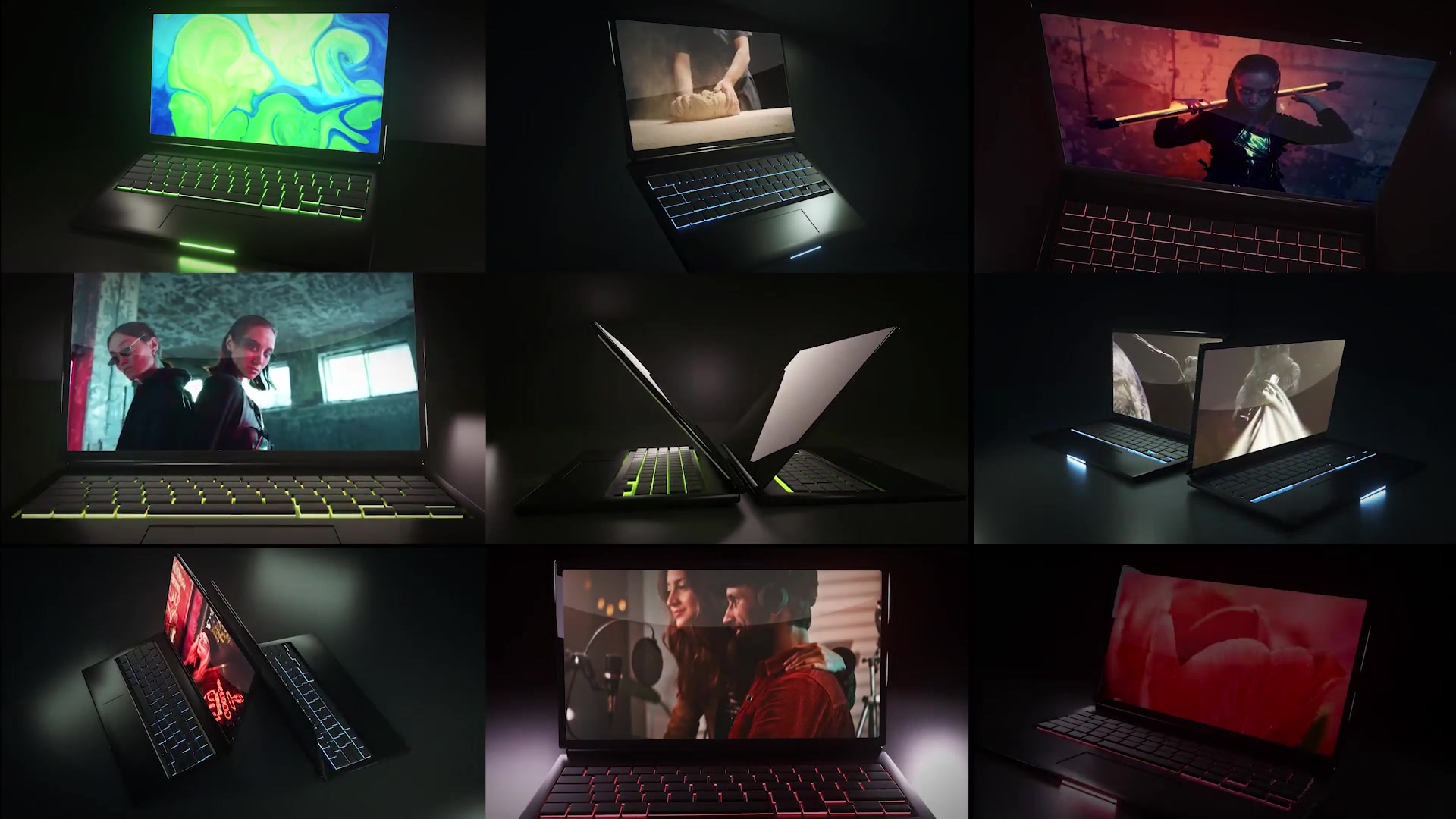 Dark Laptop Mockup Videohive 28443663 Rapid Download After Effects