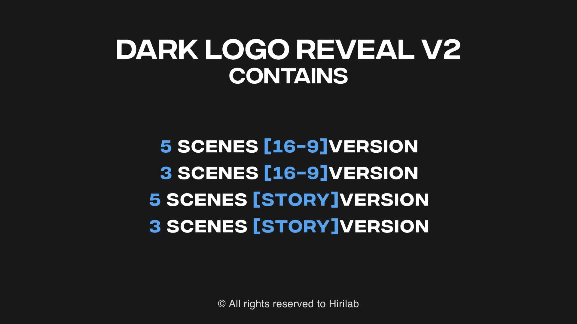 Dark Logo Reveal V2 Videohive 37817691 After Effects Image 1