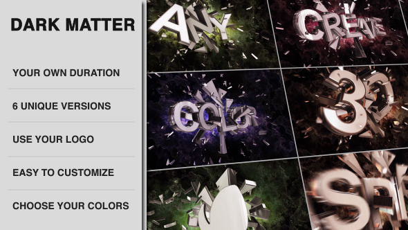 Dark Matter Cinematic Colliding Titles - Download Videohive 6845878