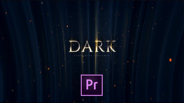 Dark Premium Titles - Download Videohive 24472999