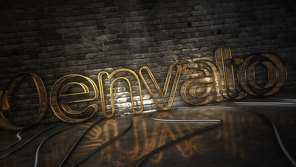 Dark Rejected Element 3D Logo Opener - Download Videohive 21135722