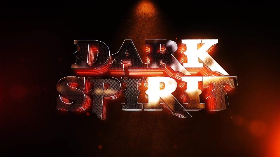 Dark Spirit Logo Reveal - Download Videohive 8295356