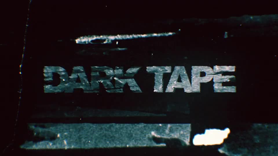 Dark Tape Title Opener Videohive 25443054 After Effects Image 2