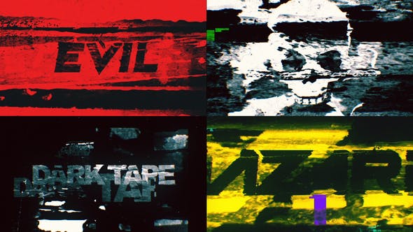 Dark Tape Title Opener - Download 25443054 Videohive