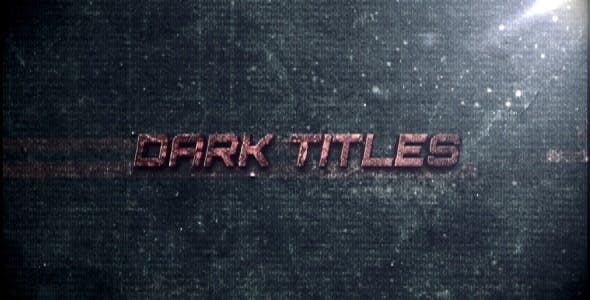 Dark Titles - 1739005 Download Videohive