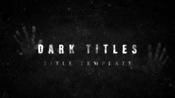 Dark Titles - 25354395 Download Videohive