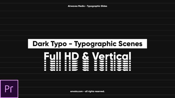 Dark Typo Typographic Scenes - Download 25727642 Videohive