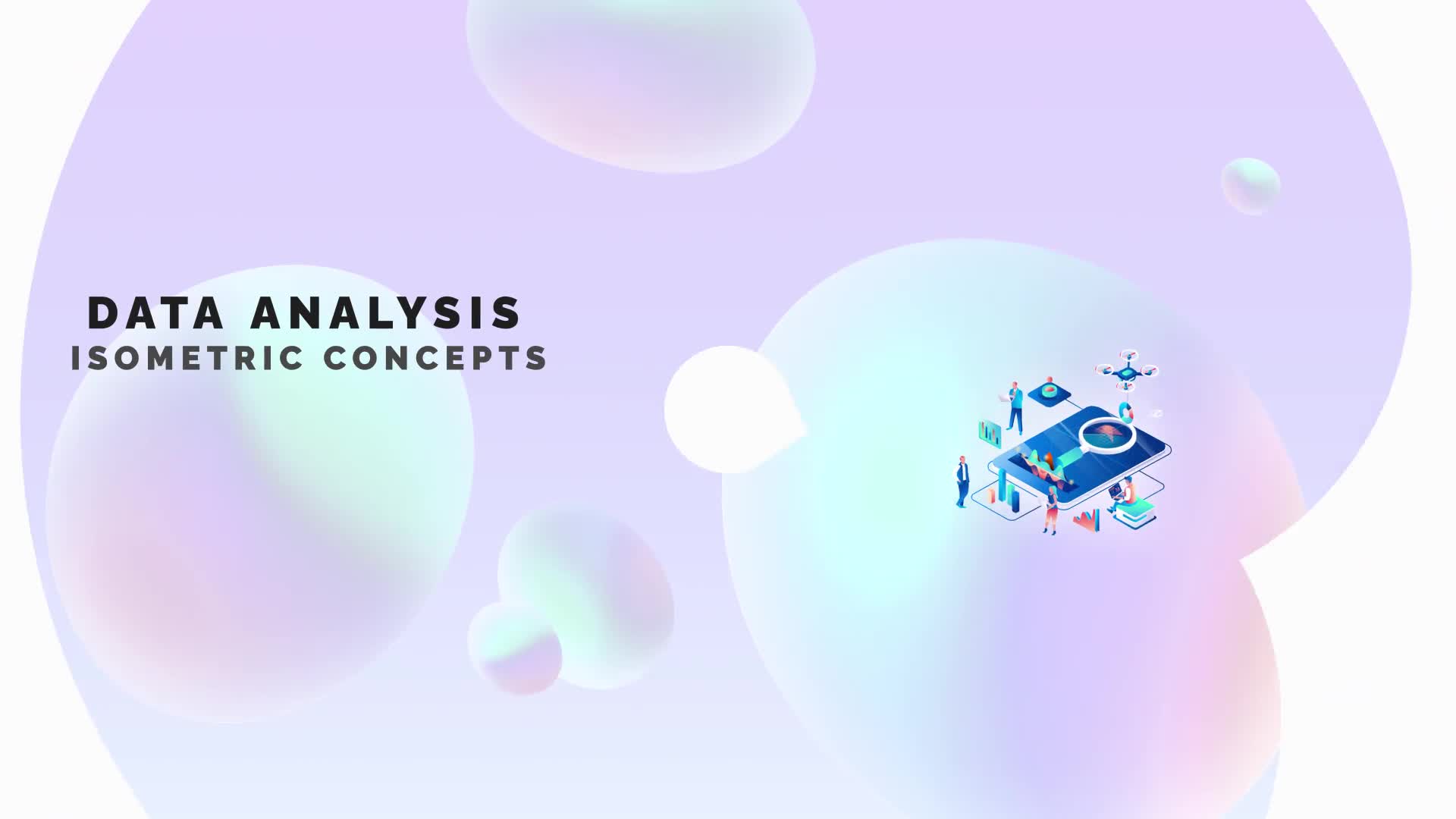 Data analysis Isometric Concept Videohive 33518782 After Effects Image 1
