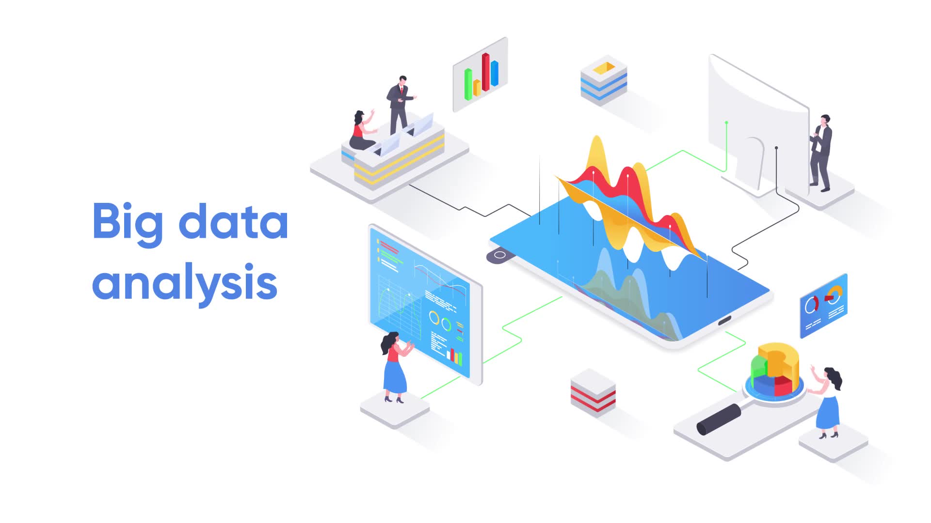 Data Analytics Isometric Concept Videohive 31223536 After Effects Image 7