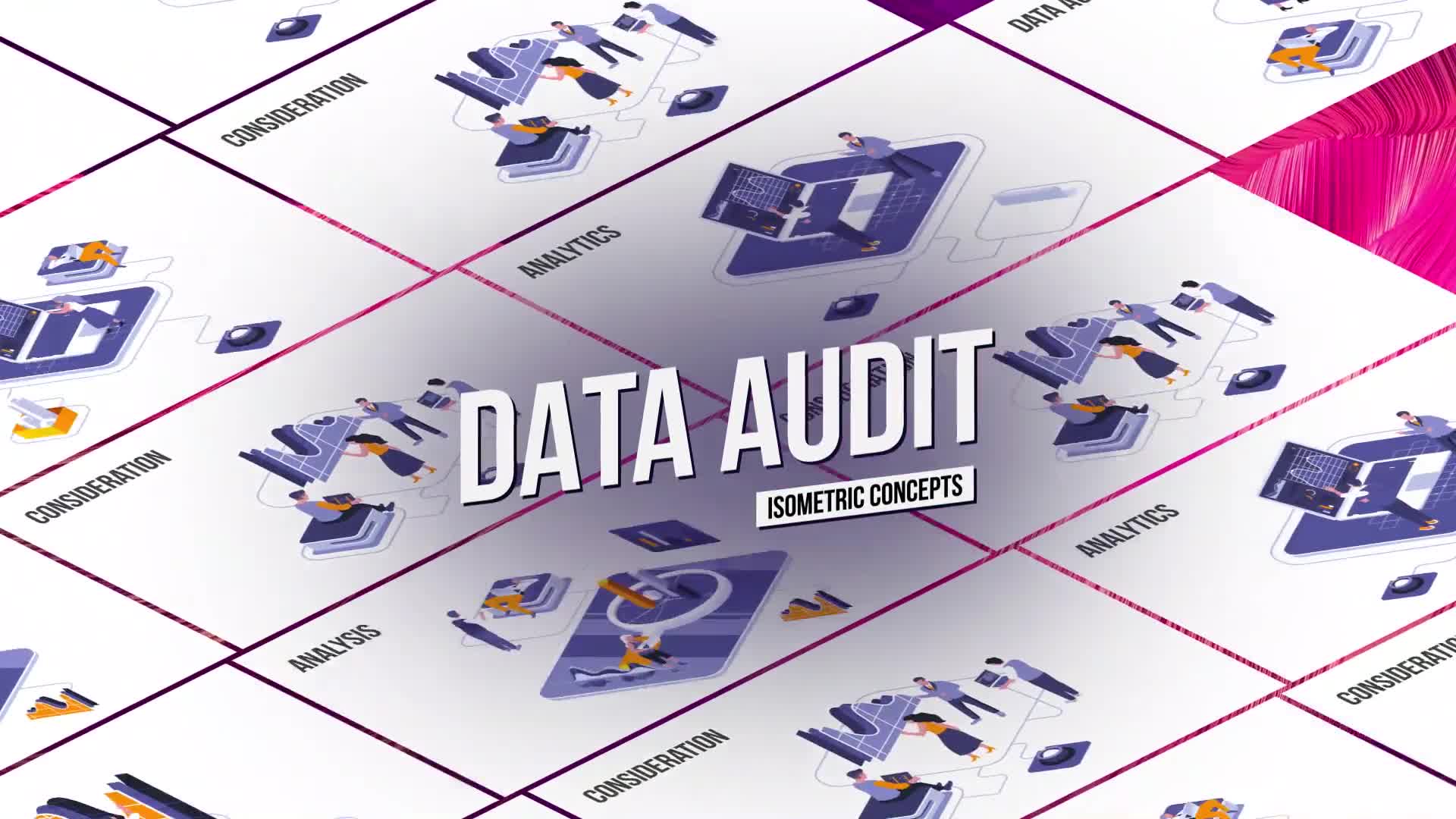 Data audit Isometric Concept Videohive 28986817 After Effects Image 1