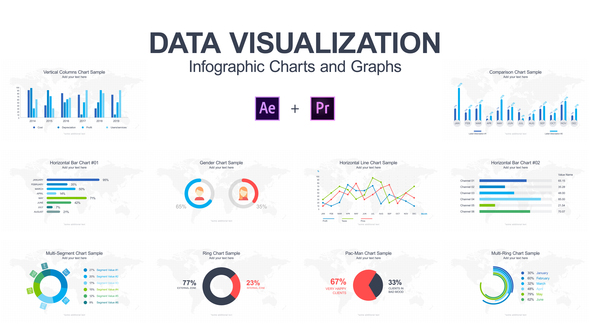 Data Visualization Infographic Charts and Graphs - Download Videohive 21788304