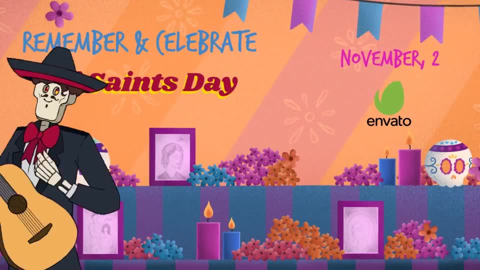 Day of the Dead, All Saints Day Opener Videohive 34390767 After Effects Image 11