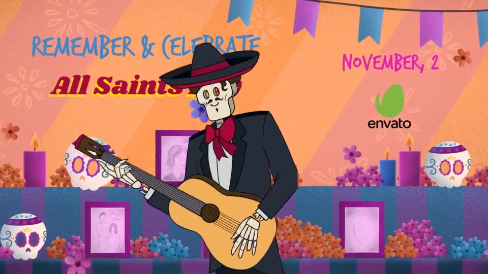 Day of the Dead, All Saints Day Opener Videohive 34390767 After Effects Image 8